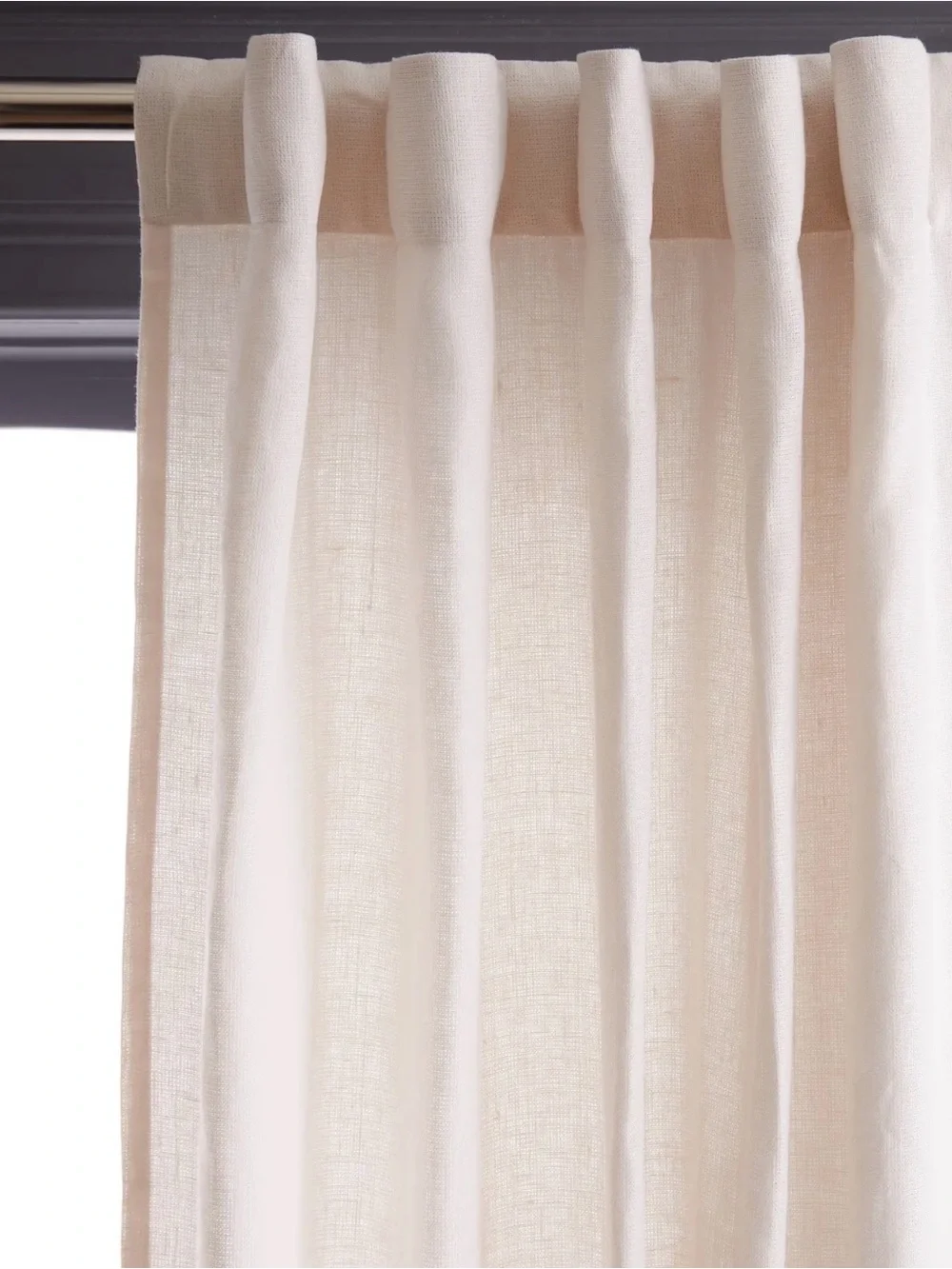 NWOT Linen Curtain Single Panel in Blush - Retail 92